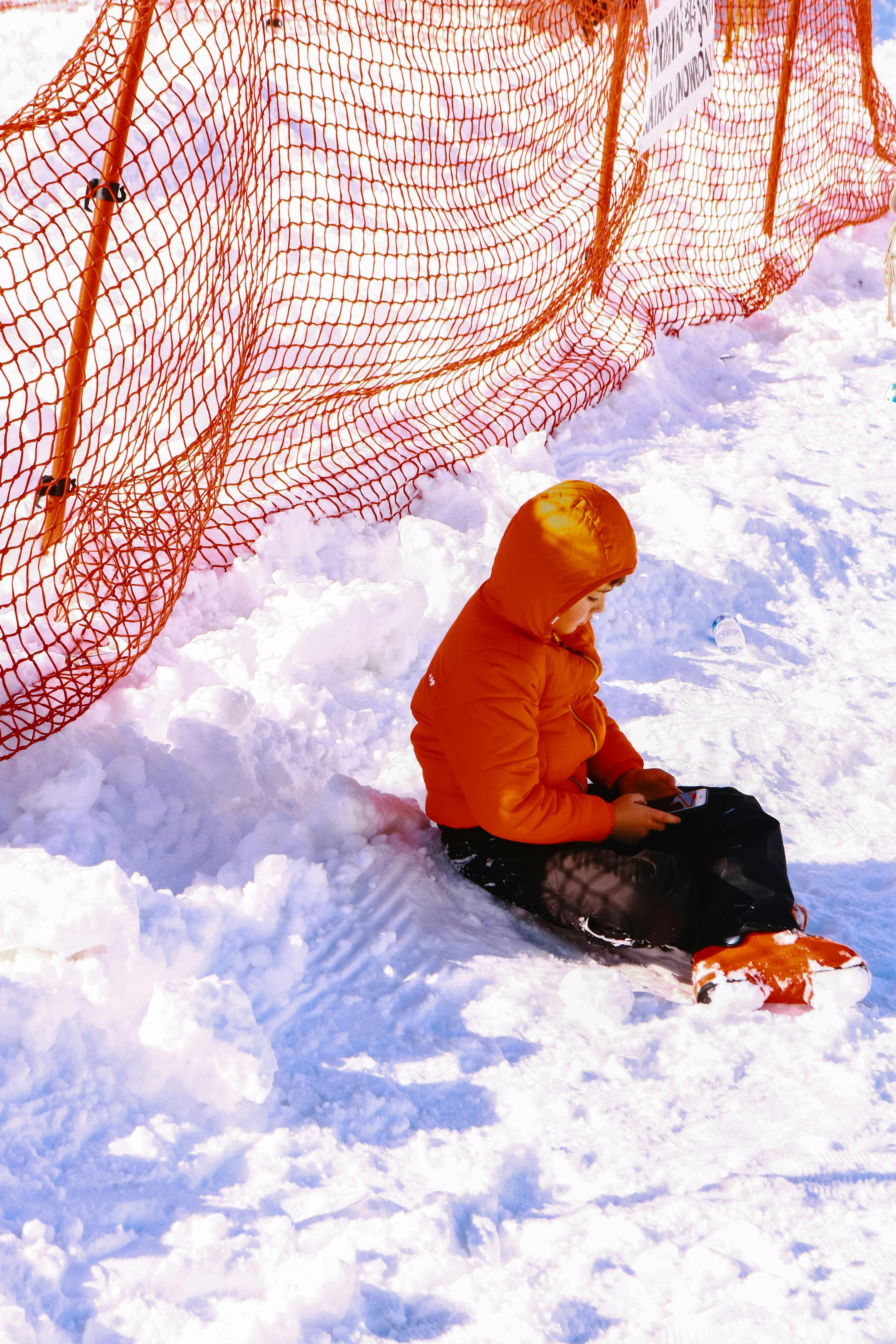 Ski slope safety netting by SekyungNET